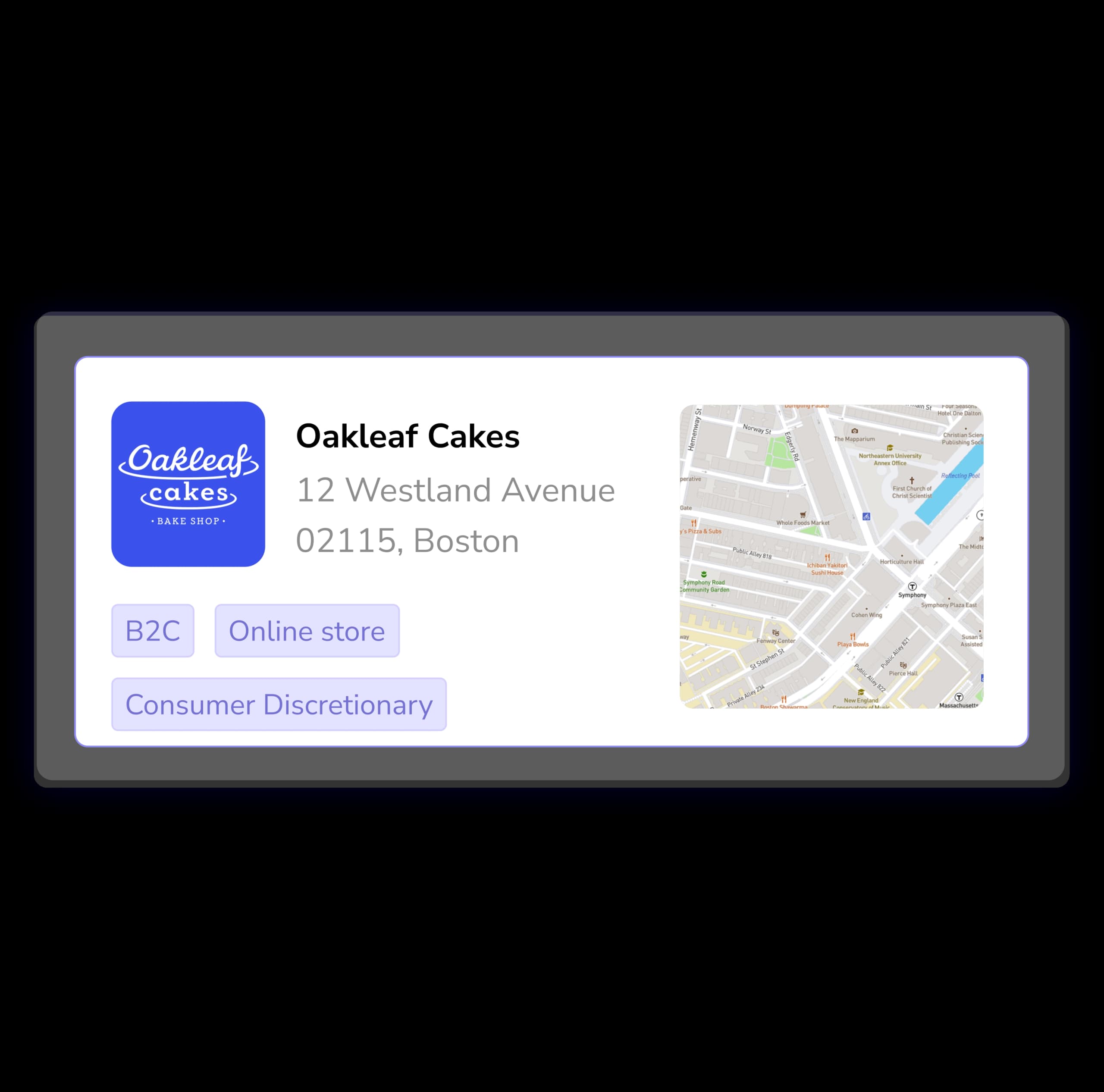 web technology card