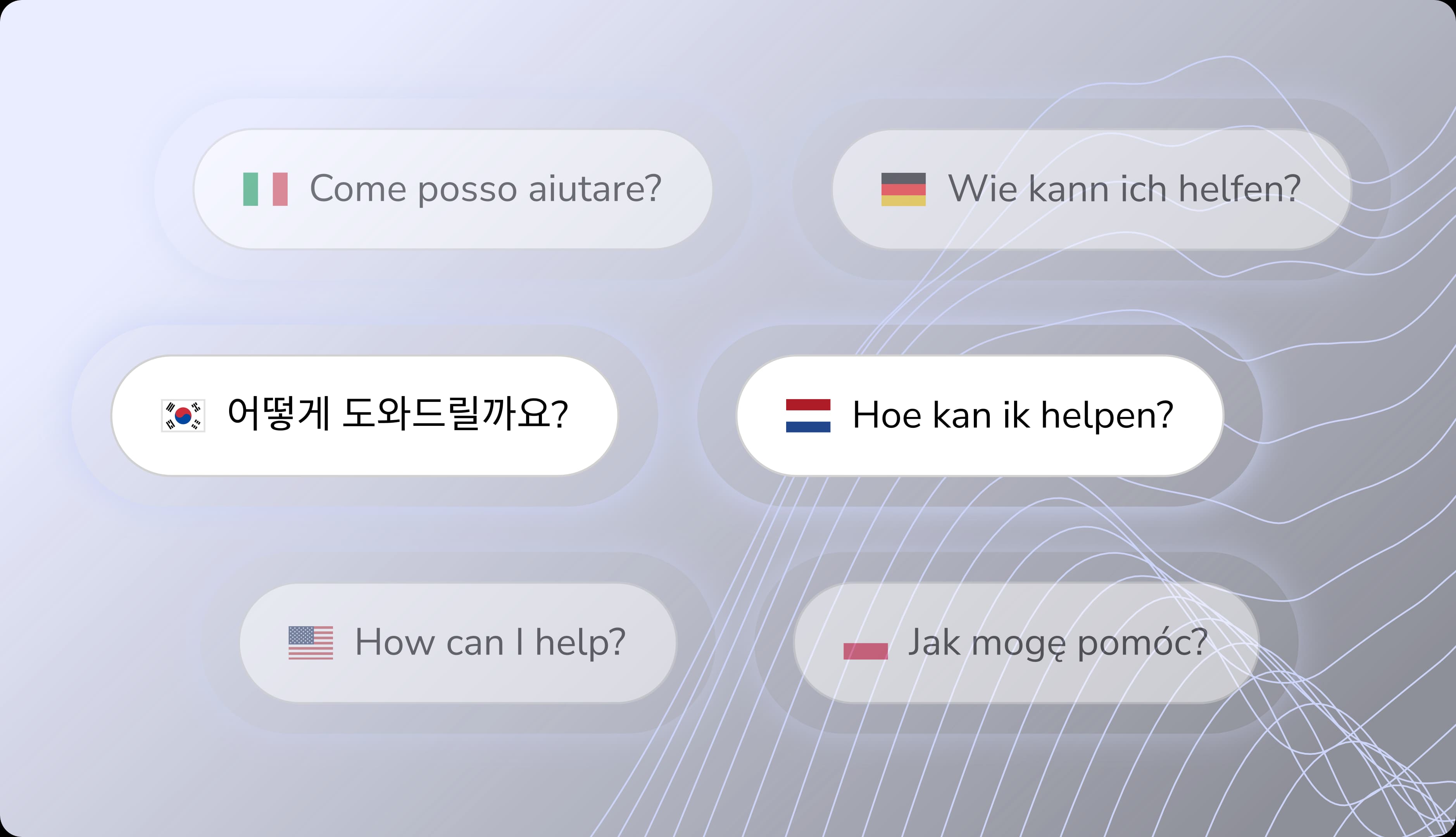 different languages