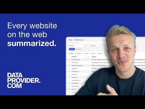 Jorn talks Summaries on Dataprovider.com