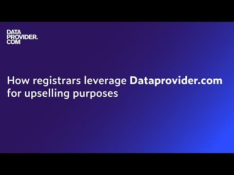 Jorn talks upselling for Registrars on Dataprovider.com