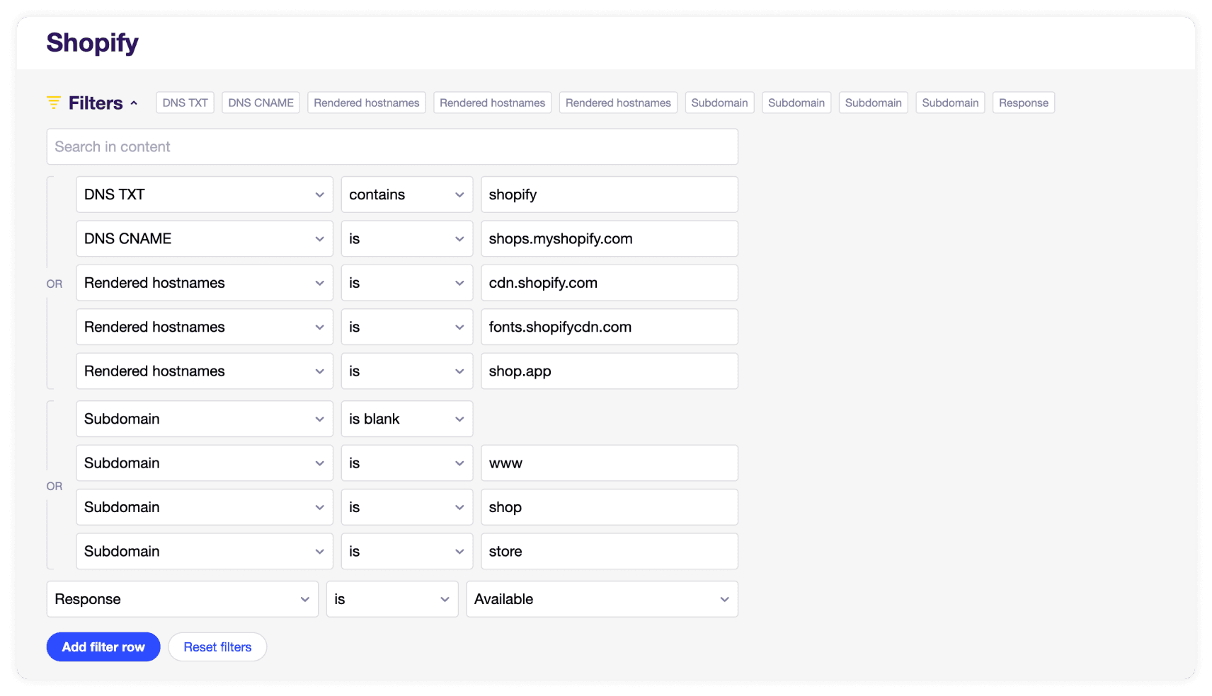 Actionable web data