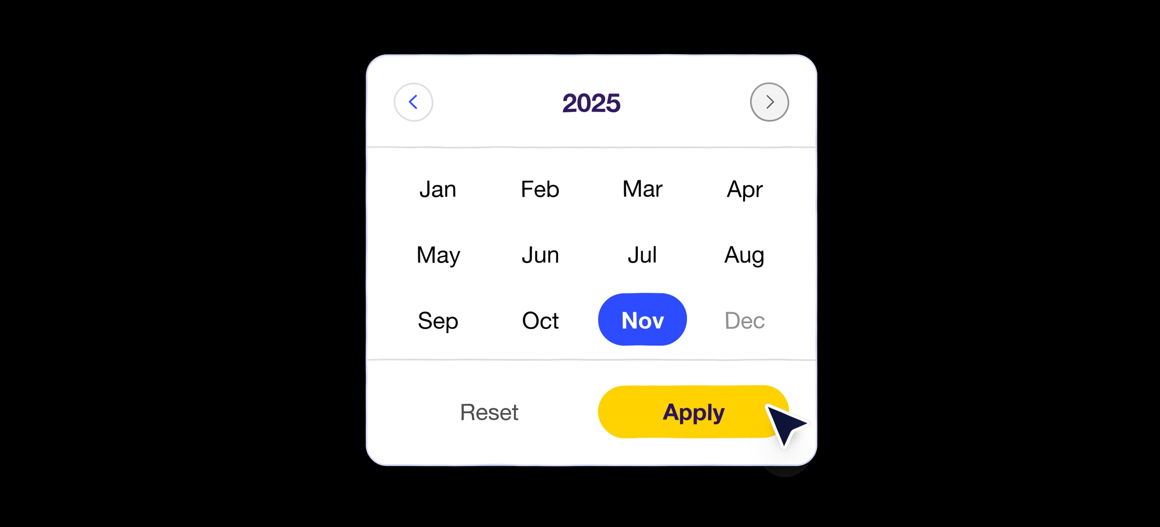 date picker