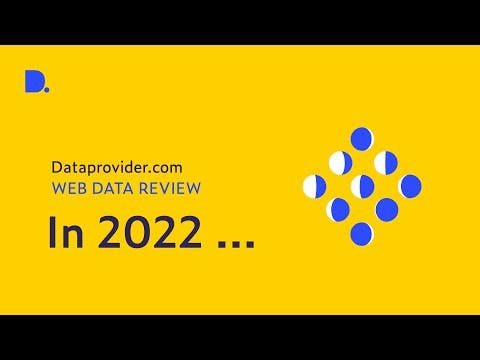 Web data review in 2022